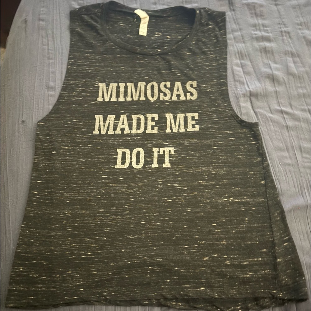 Bella Canvas Charcoal Muscle Tee